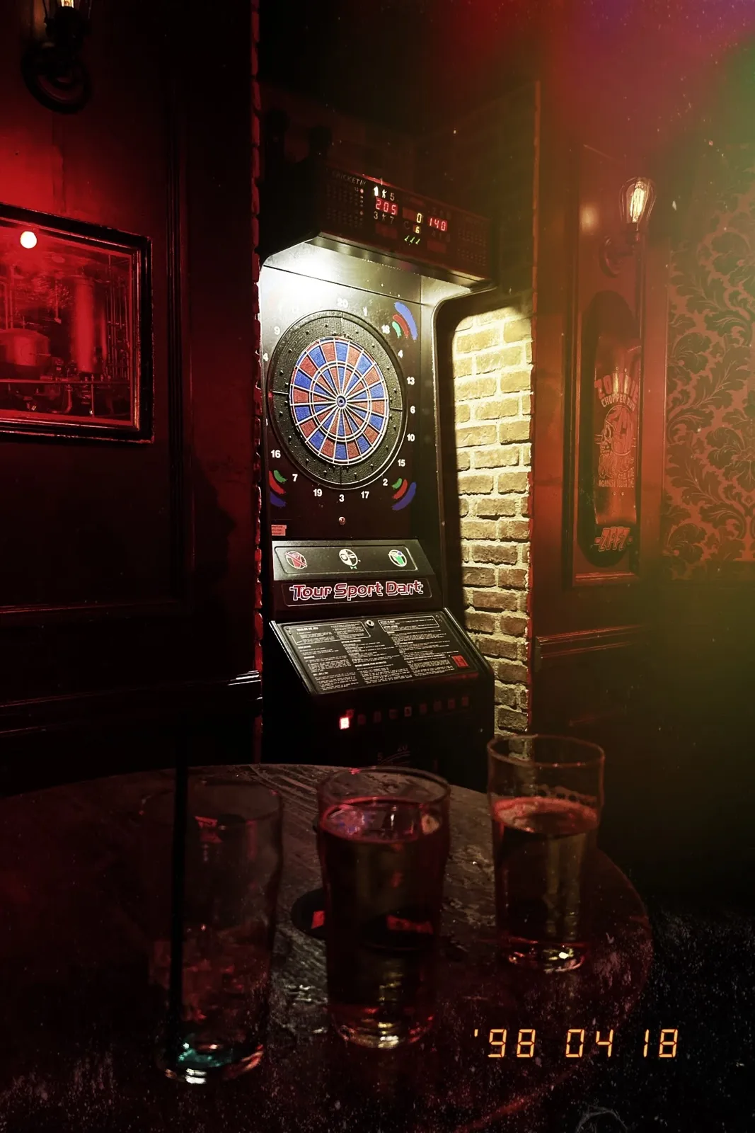 Cible de fléchettes du pub